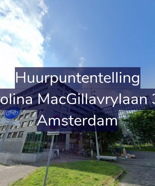 Foto gevel Huurpuntentelling voor Carolina MacGillavrylaan 348, Amsterdam