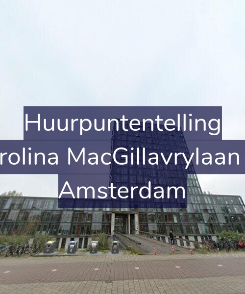 Foto gevel Huurpuntentelling voor Carolina MacGillavrylaan 64, Amsterdam