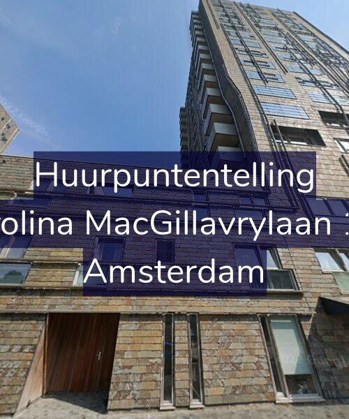 Foto gevel Huurpuntentelling voor Carolina MacGillavrylaan 113, Amsterdam
