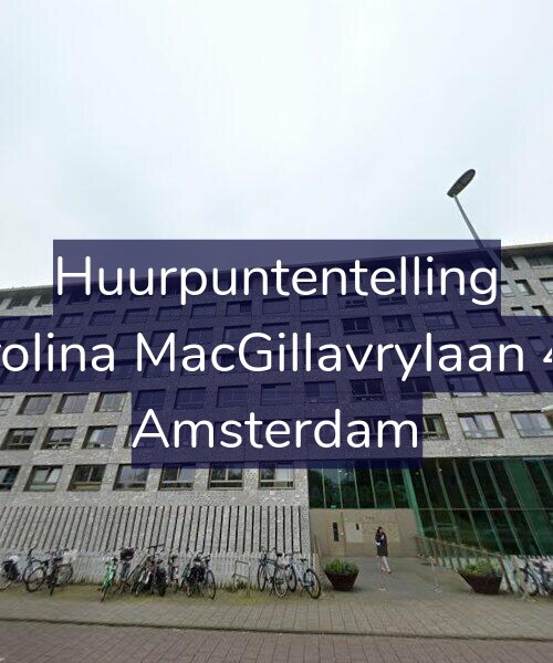 Foto gevel Huurpuntentelling voor Carolina MacGillavrylaan 406, Amsterdam