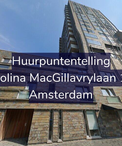 Foto gevel Huurpuntentelling voor Carolina MacGillavrylaan 119, Amsterdam