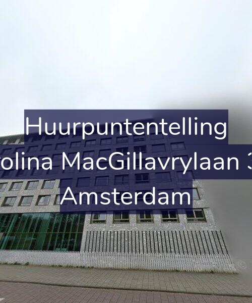 Foto gevel Huurpuntentelling voor Carolina MacGillavrylaan 374, Amsterdam