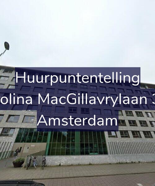 Foto gevel Huurpuntentelling voor Carolina MacGillavrylaan 386, Amsterdam