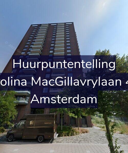 Foto gevel Huurpuntentelling voor Carolina MacGillavrylaan 405, Amsterdam