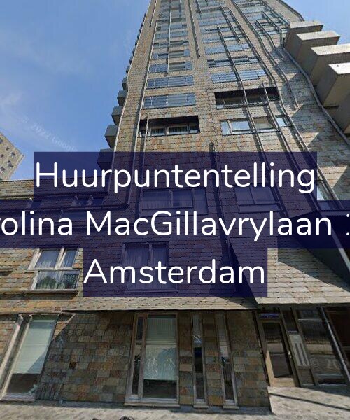Foto gevel Huurpuntentelling voor Carolina MacGillavrylaan 157, Amsterdam