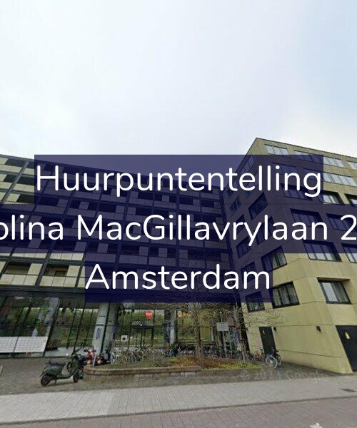 Foto gevel Huurpuntentelling voor Carolina MacGillavrylaan 2134, Amsterdam