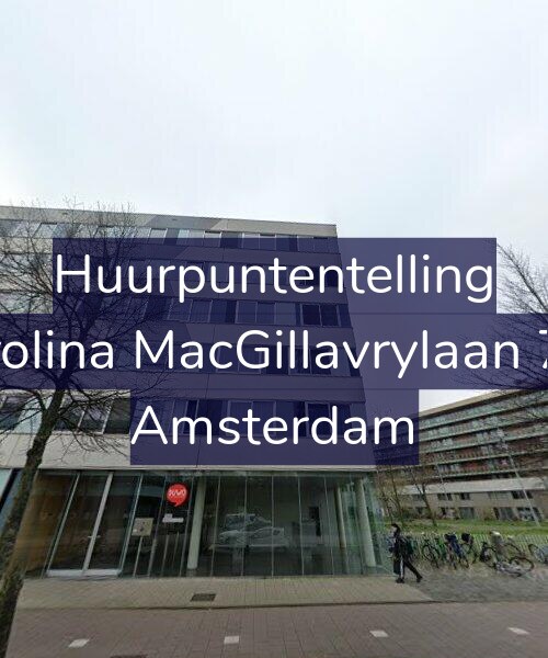 Foto gevel Huurpuntentelling voor Carolina MacGillavrylaan 762, Amsterdam