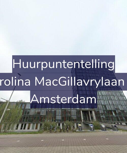 Foto gevel Huurpuntentelling voor Carolina MacGillavrylaan 54, Amsterdam