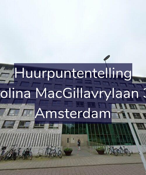 Foto gevel Huurpuntentelling voor Carolina MacGillavrylaan 398, Amsterdam