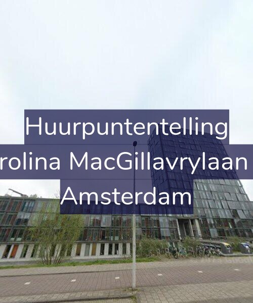 Foto gevel Huurpuntentelling voor Carolina MacGillavrylaan 50, Amsterdam