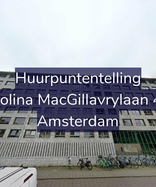 Foto gevel Huurpuntentelling voor Carolina MacGillavrylaan 412, Amsterdam