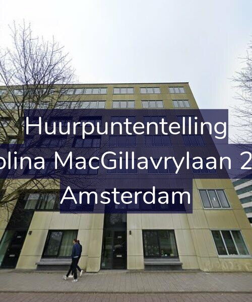 Foto gevel Huurpuntentelling voor Carolina MacGillavrylaan 2268, Amsterdam