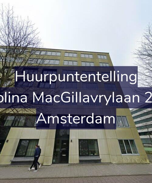 Foto gevel Huurpuntentelling voor Carolina MacGillavrylaan 2096, Amsterdam