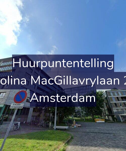 Foto gevel Huurpuntentelling voor Carolina MacGillavrylaan 246, Amsterdam