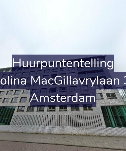 Foto gevel Huurpuntentelling voor Carolina MacGillavrylaan 362, Amsterdam