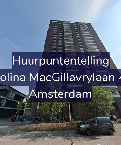 Foto gevel Huurpuntentelling voor Carolina MacGillavrylaan 431, Amsterdam
