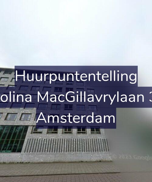 Foto gevel Huurpuntentelling voor Carolina MacGillavrylaan 366, Amsterdam