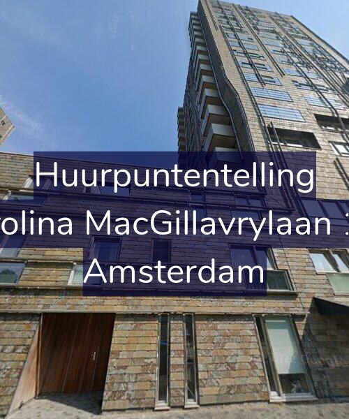Foto gevel Huurpuntentelling voor Carolina MacGillavrylaan 141, Amsterdam