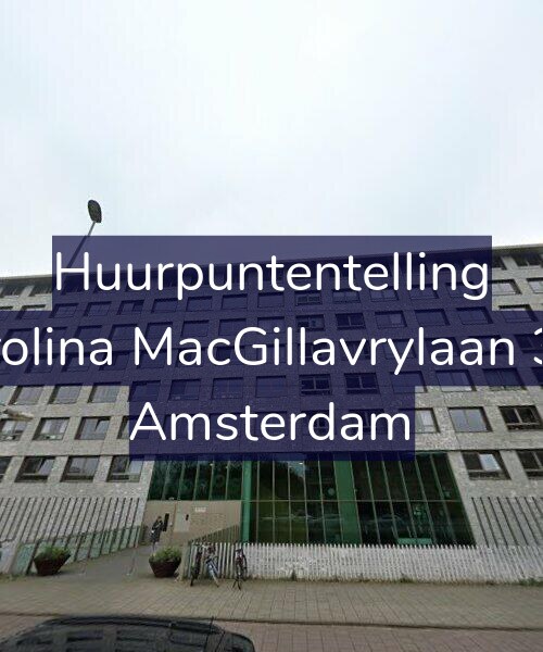 Foto gevel Huurpuntentelling voor Carolina MacGillavrylaan 394, Amsterdam