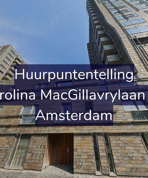Foto gevel Huurpuntentelling voor Carolina MacGillavrylaan 69, Amsterdam