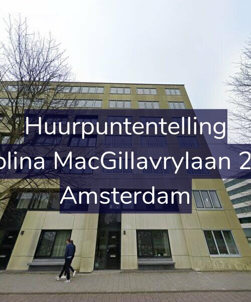 Foto gevel Huurpuntentelling voor Carolina MacGillavrylaan 2118, Amsterdam