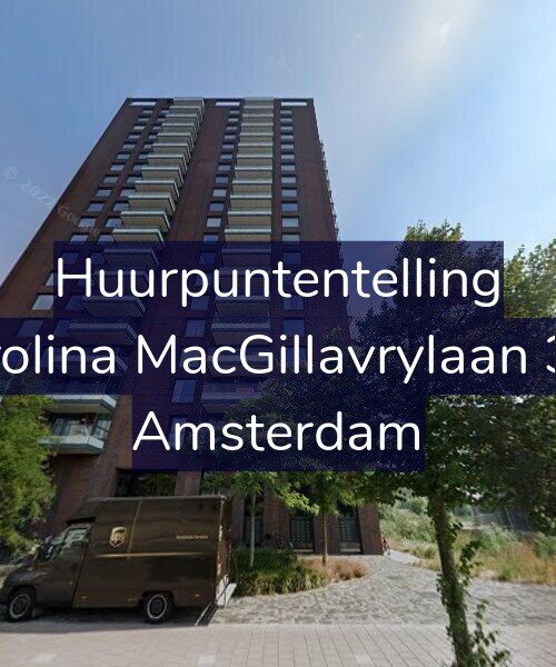 Foto gevel Huurpuntentelling voor Carolina MacGillavrylaan 357, Amsterdam