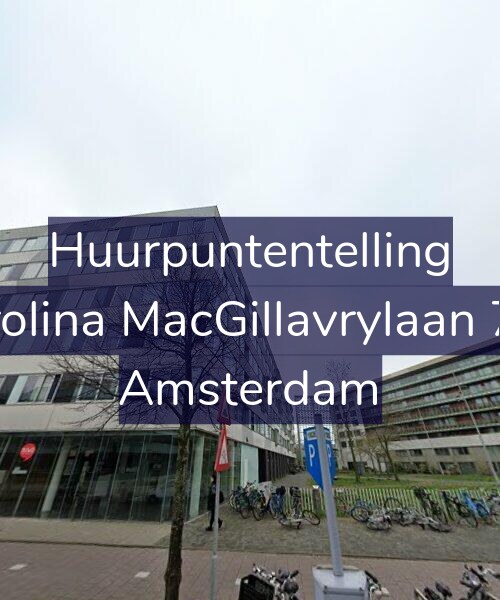 Foto gevel Huurpuntentelling voor Carolina MacGillavrylaan 742, Amsterdam
