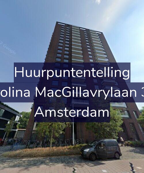 Foto gevel Huurpuntentelling voor Carolina MacGillavrylaan 393, Amsterdam