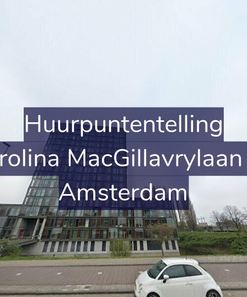 Foto gevel Huurpuntentelling voor Carolina MacGillavrylaan 86, Amsterdam