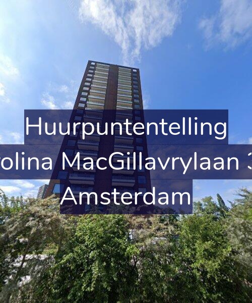 Foto gevel Huurpuntentelling voor Carolina MacGillavrylaan 323, Amsterdam