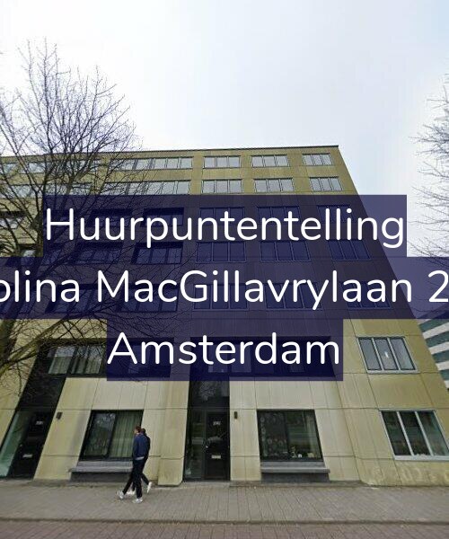 Foto gevel Huurpuntentelling voor Carolina MacGillavrylaan 2172, Amsterdam