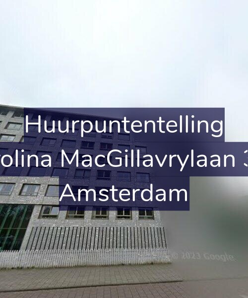 Foto gevel Huurpuntentelling voor Carolina MacGillavrylaan 364, Amsterdam