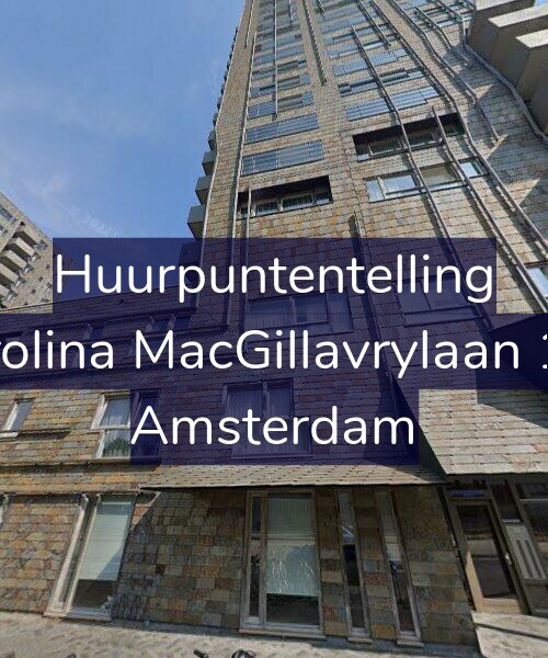 Foto gevel Huurpuntentelling voor Carolina MacGillavrylaan 153, Amsterdam