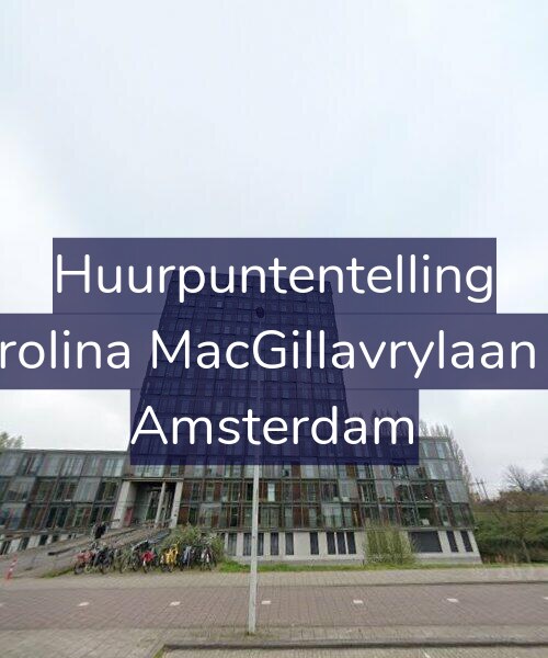 Foto gevel Huurpuntentelling voor Carolina MacGillavrylaan 78, Amsterdam