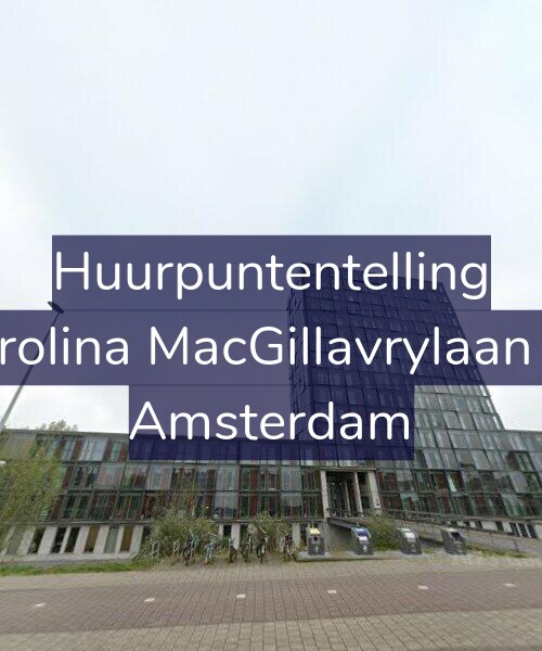 Foto gevel Huurpuntentelling voor Carolina MacGillavrylaan 56, Amsterdam