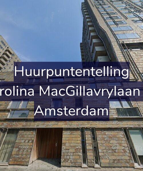 Foto gevel Huurpuntentelling voor Carolina MacGillavrylaan 75, Amsterdam
