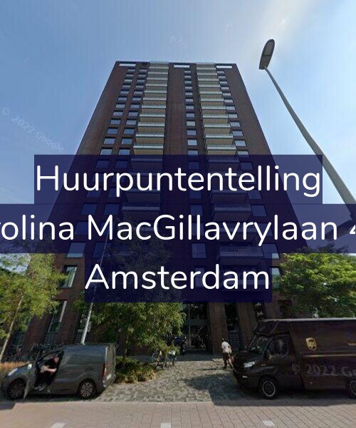 Foto gevel Huurpuntentelling voor Carolina MacGillavrylaan 449, Amsterdam