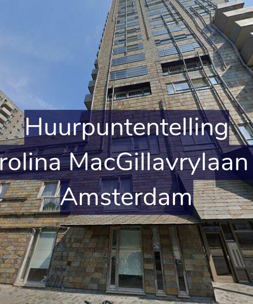 Foto gevel Huurpuntentelling voor Carolina MacGillavrylaan 31, Amsterdam