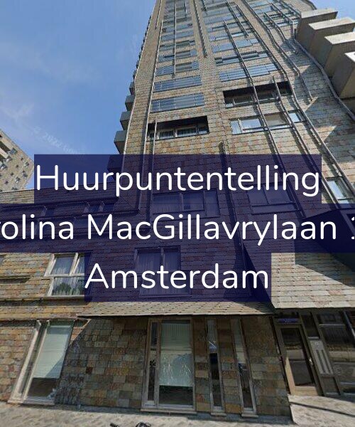 Foto gevel Huurpuntentelling voor Carolina MacGillavrylaan 155, Amsterdam