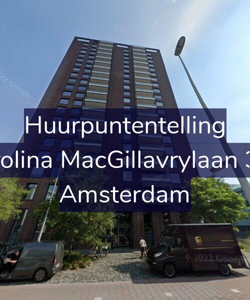 Foto gevel Huurpuntentelling voor Carolina MacGillavrylaan 343, Amsterdam
