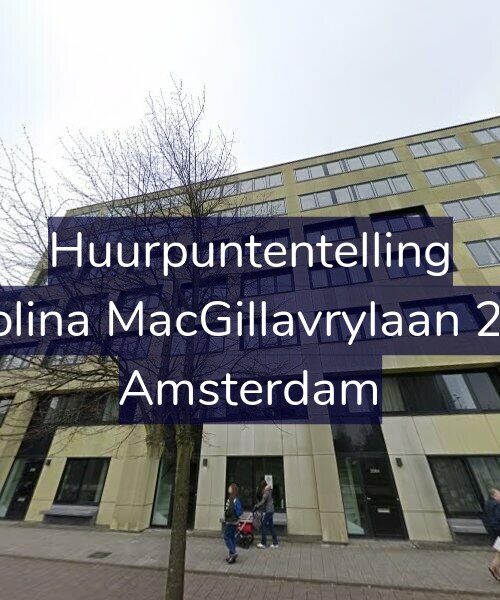 Foto gevel Huurpuntentelling voor Carolina MacGillavrylaan 2198, Amsterdam