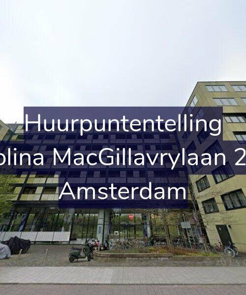 Foto gevel Huurpuntentelling voor Carolina MacGillavrylaan 2136, Amsterdam