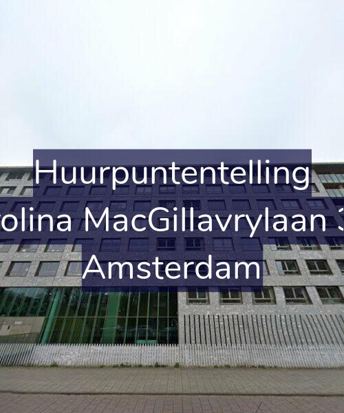 Foto gevel Huurpuntentelling voor Carolina MacGillavrylaan 380, Amsterdam