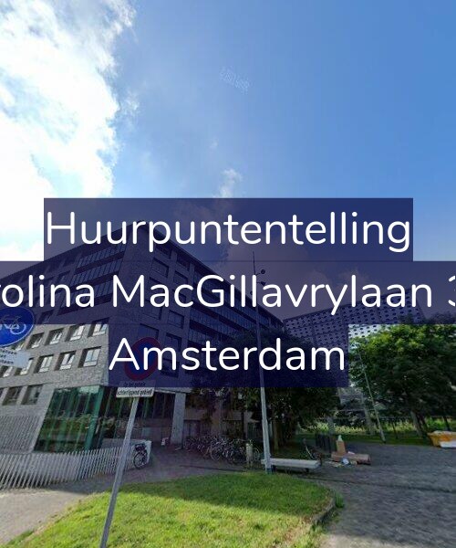 Foto gevel Huurpuntentelling voor Carolina MacGillavrylaan 328, Amsterdam