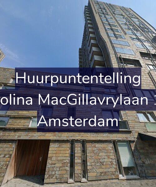 Foto gevel Huurpuntentelling voor Carolina MacGillavrylaan 165, Amsterdam