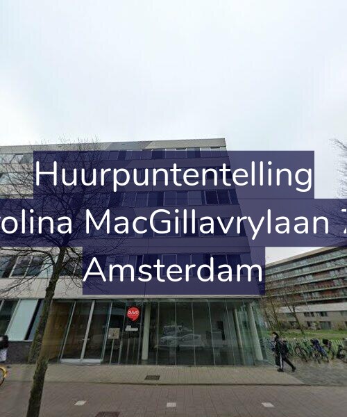 Foto gevel Huurpuntentelling voor Carolina MacGillavrylaan 796, Amsterdam