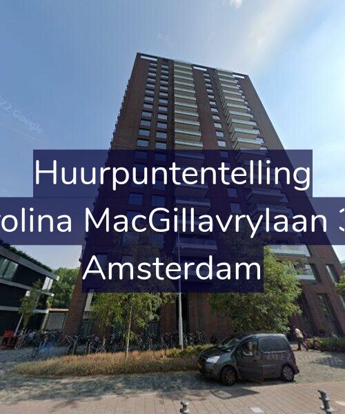 Foto gevel Huurpuntentelling voor Carolina MacGillavrylaan 329, Amsterdam