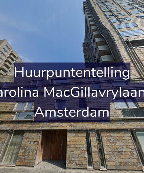 Foto gevel Huurpuntentelling voor Carolina MacGillavrylaan 9, Amsterdam