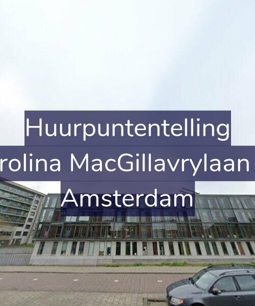 Foto gevel Huurpuntentelling voor Carolina MacGillavrylaan 12, Amsterdam