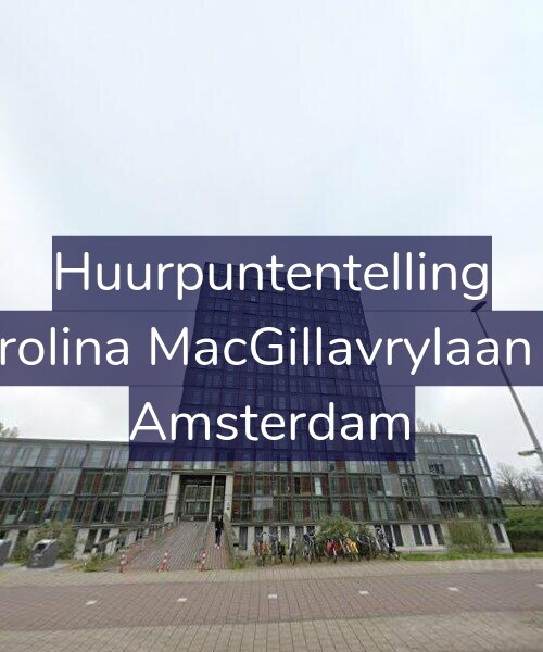 Foto gevel Huurpuntentelling voor Carolina MacGillavrylaan 72, Amsterdam